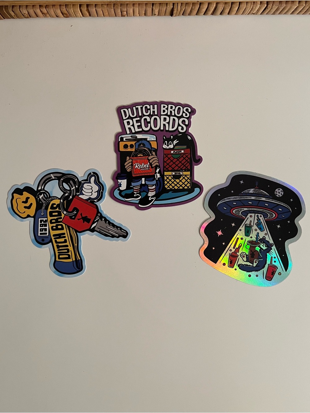 Dutch Bros Bundle of 3 Stickers